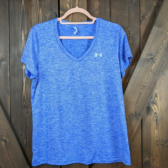 Under Armour Tops - Under Armour Loose Pit Purple Short Sleeve Shirt